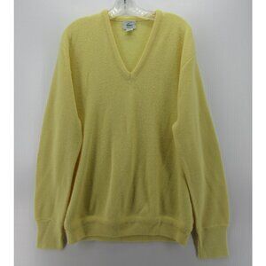 VINTAGE Lacoste Sweater Large Izod 80s Orlon Pullover USA Made *